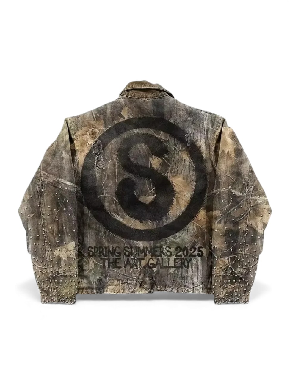 Veste style Y2K effet délavé caractère distinctif – Image 4