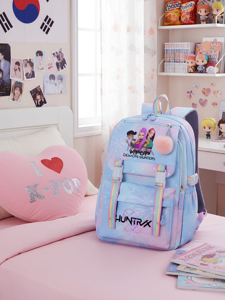 Cartable Kpop Demon Hunters Multi Compartiments Boutique Kpop cartable-kpop-demon-hunters-multi-compartiments-boutique-kpop
