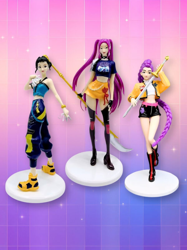 5 Figurines Kpop Demon Hunters – Collection PVC Qualité – Style Coréen – Cadeau Fan Kpop Ou Collectionneur
