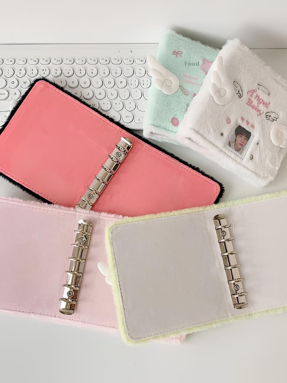 Classeur photocard Kpop carré avec couverture en peluche – Image 4